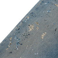 Sequin Splatter Paint Denim