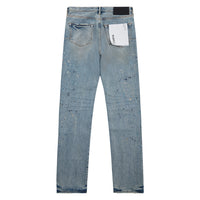 Sequin Splatter Paint Denim