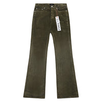 Flock Dipped Flared | Green