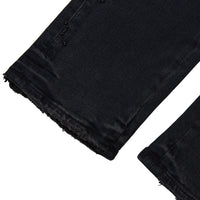 Beaded Embroidery Denim | Black