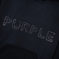 Embellished Logo Hoodie | Black