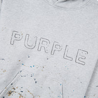 Embroidered Paint Hoodie | Grey