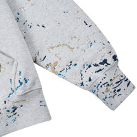 Embroidered Paint Hoodie | Grey