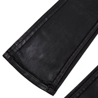 Flock Dipped Flared | Black