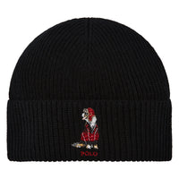 Holiday Dog Beanie | Black