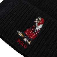 Holiday Dog Beanie | Black