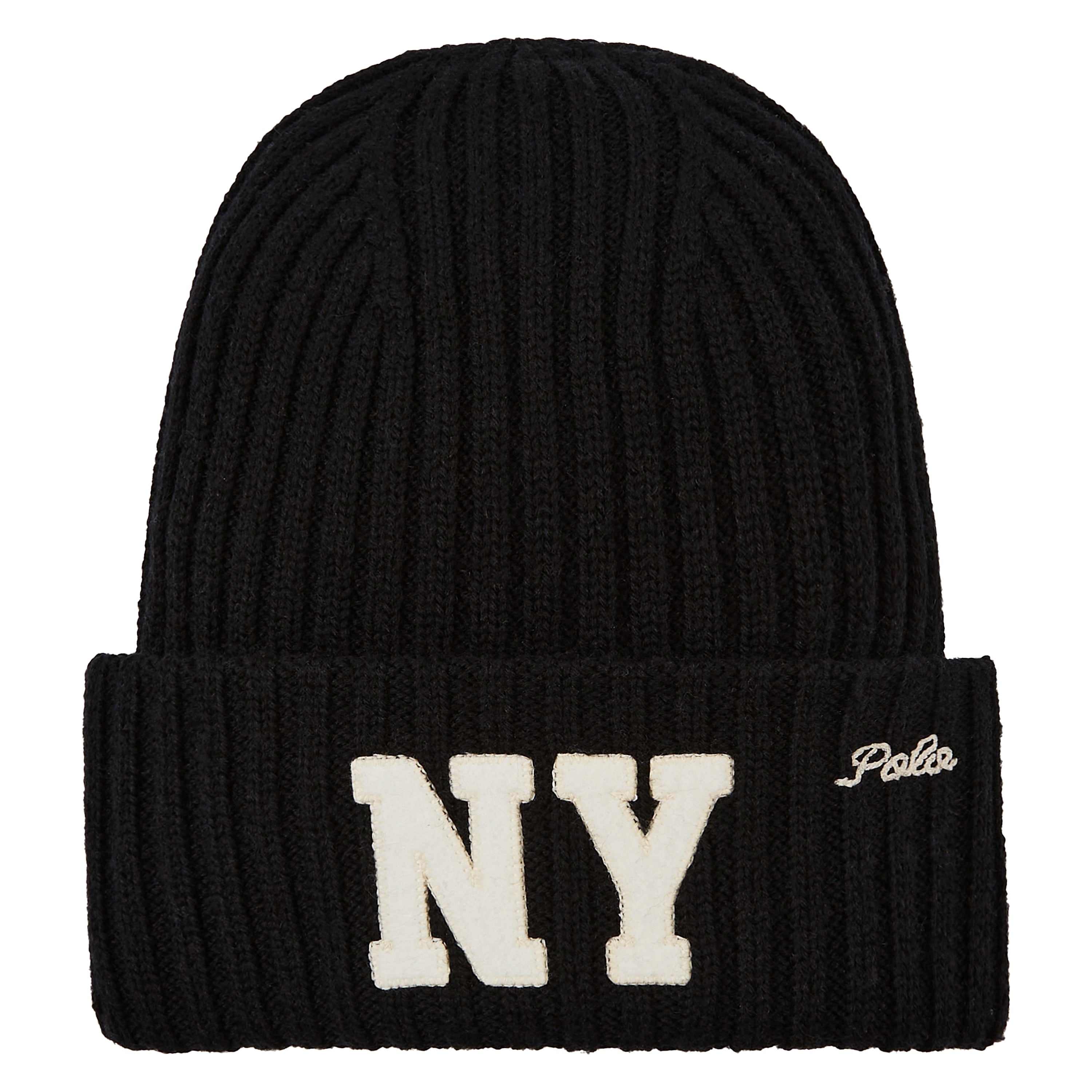 NY Rib Beanie | Black – Capsule NYC