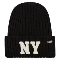NY Rib Beanie | Black