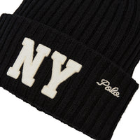 NY Rib Beanie | Black