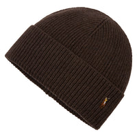 Signature Cuff Beanie | Dark Brown Heather