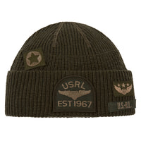 Tonal Patch Watch Beanie | Company Olive