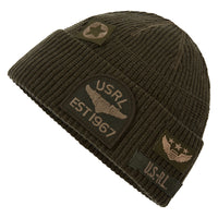 Tonal Patch Watch Beanie | Company Olive