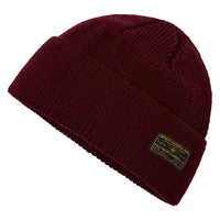 Vintage Style Watch Beanie | Soft Wine