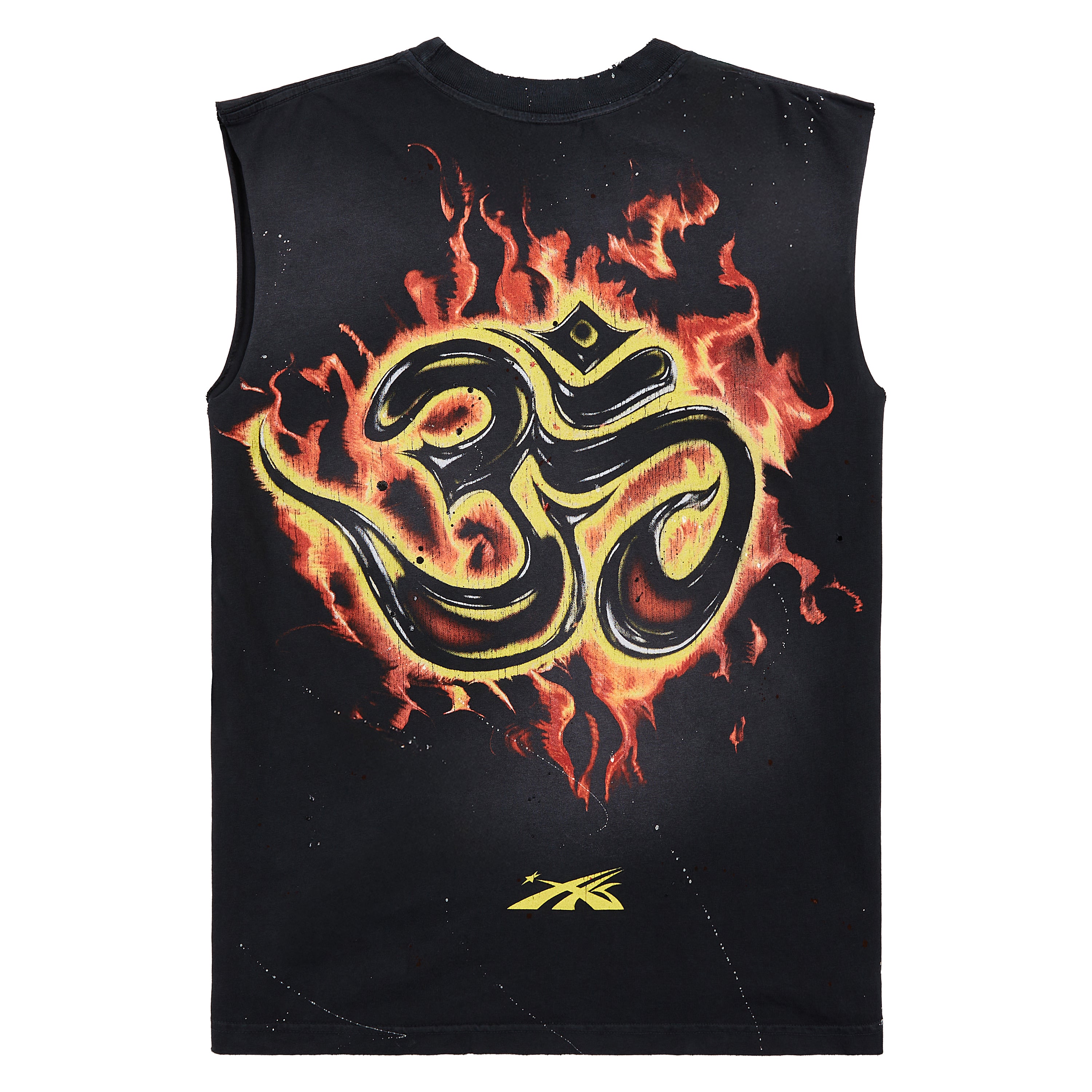 Inner Peace Skeleton Sleeveless Tee | Black – Capsule NYC