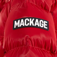 Madalyn-Glo Down Jacket | Dark Red