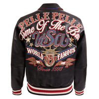 Stars and Striped Jacket | Black/Cabernet/Ivory/Gold Foil