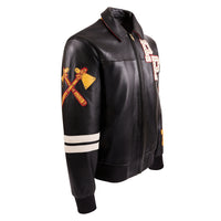 Renegades Jacket | Black/Ivory/Cabernet