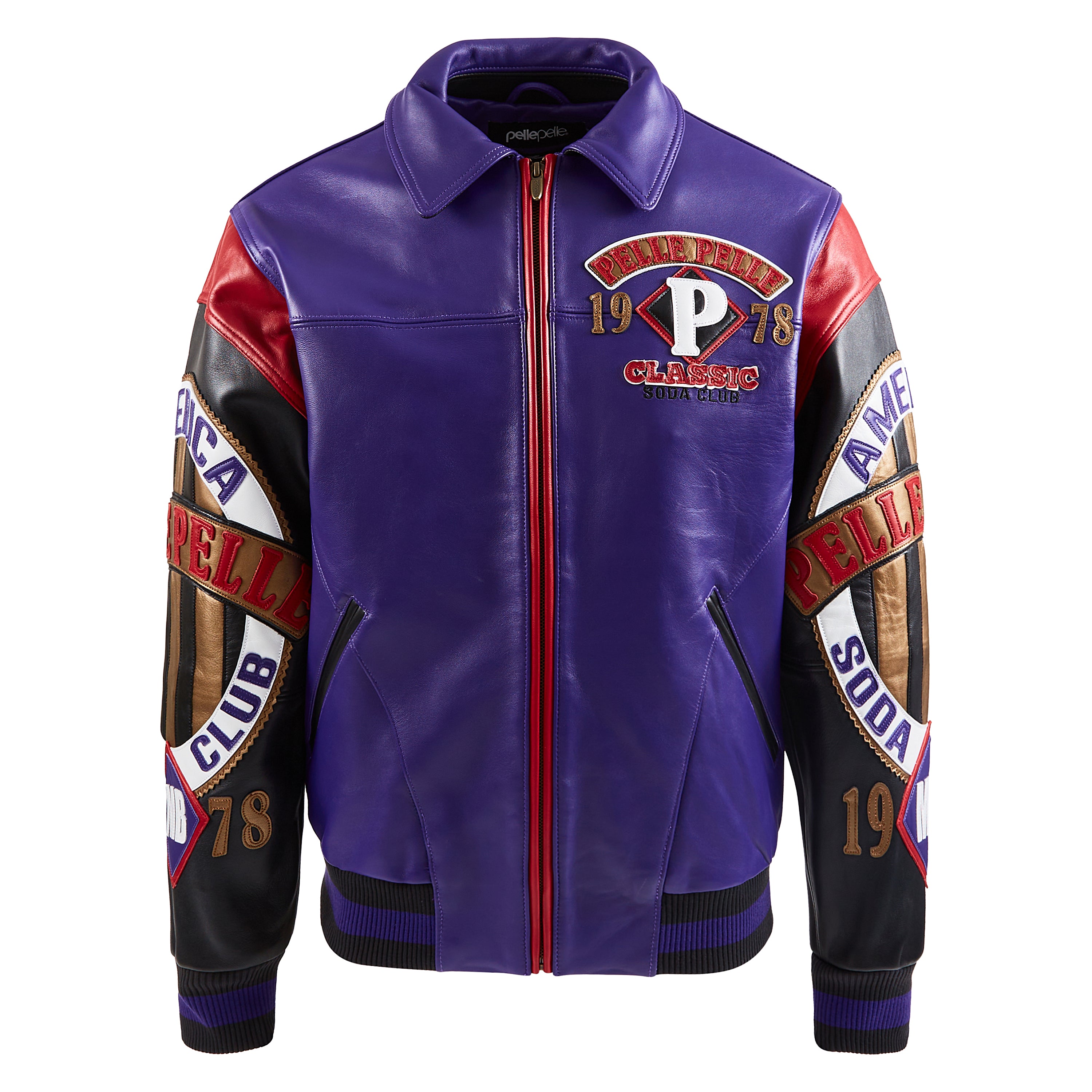 American Soda Club Jacket | Purple/Black/Cabernet – Capsule NYC