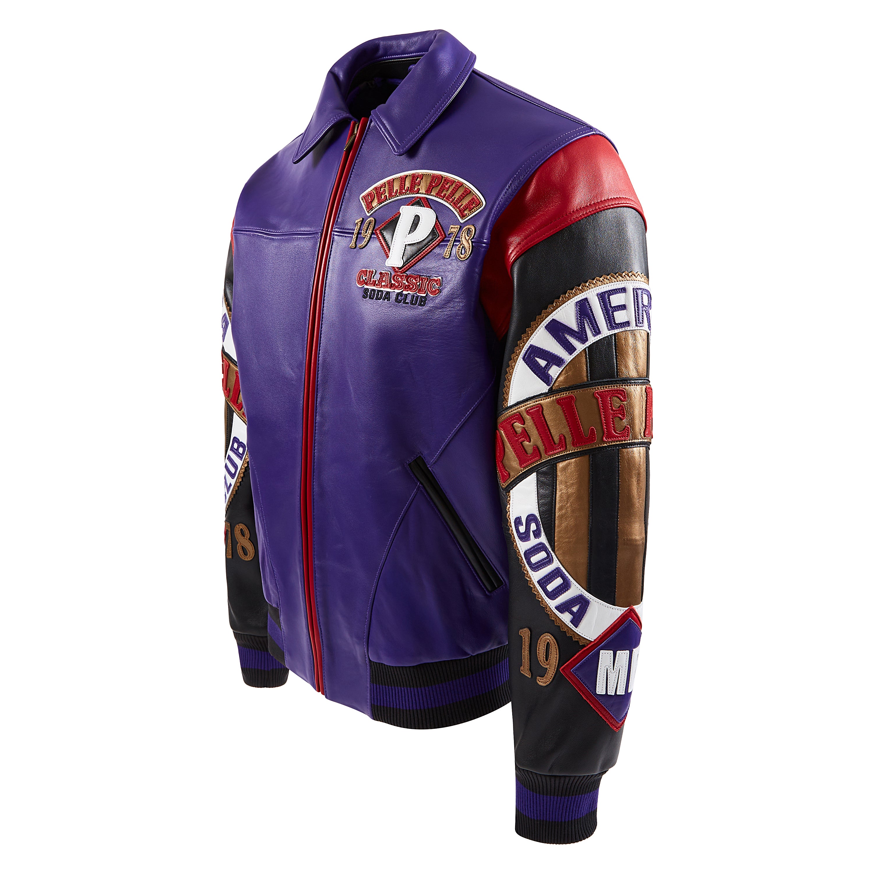 American Soda Club Jacket | Purple/Black/Cabernet – Capsule NYC