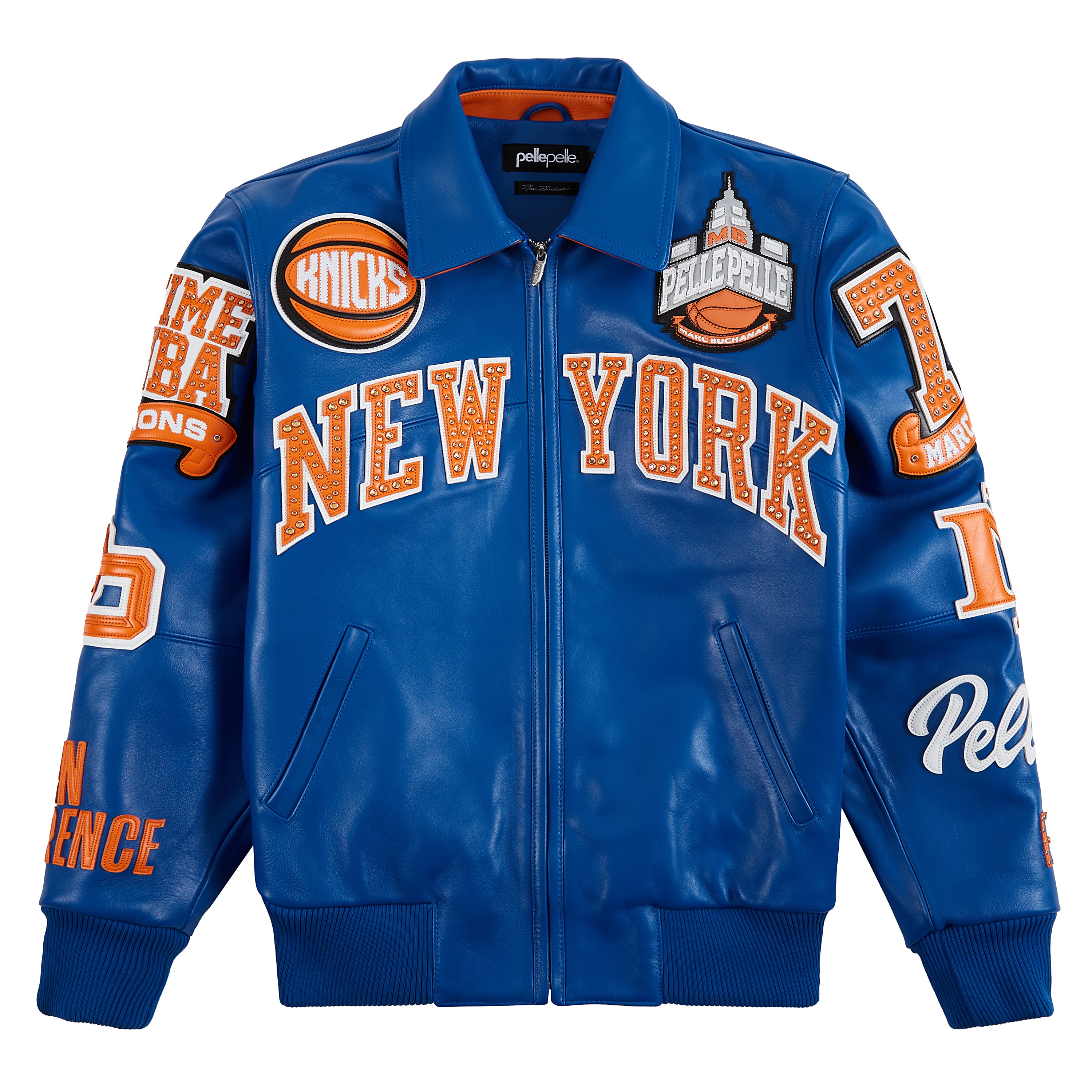 NY Knicks For The City Jacket | Royal/Orange/White – Capsule NYC