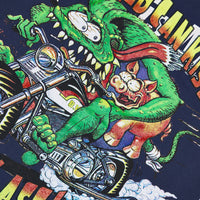 The Kiss Tee | Navy/White