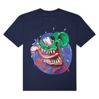 The Kiss Tee | Navy/White