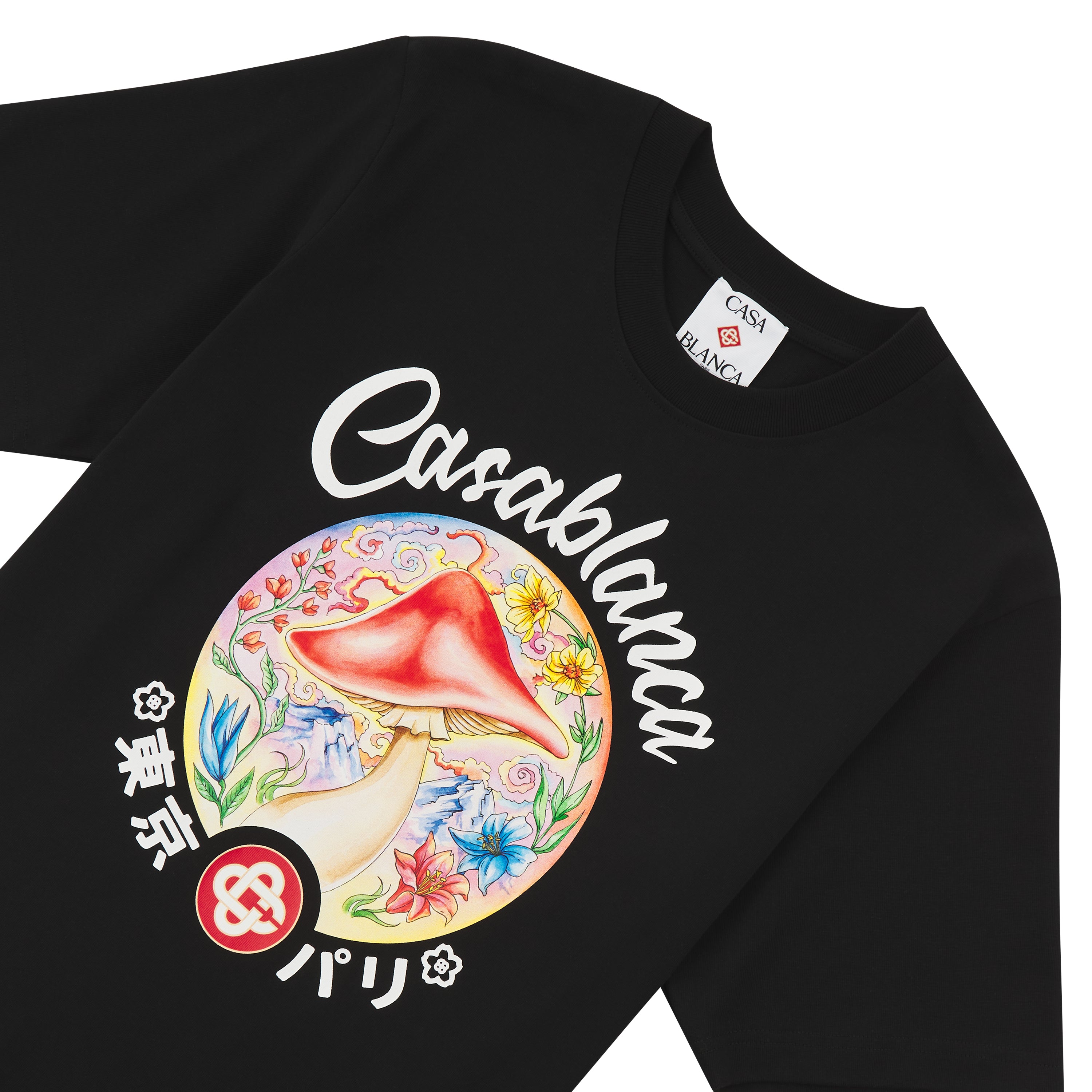 Mushroom Emblem printed T-Shirt