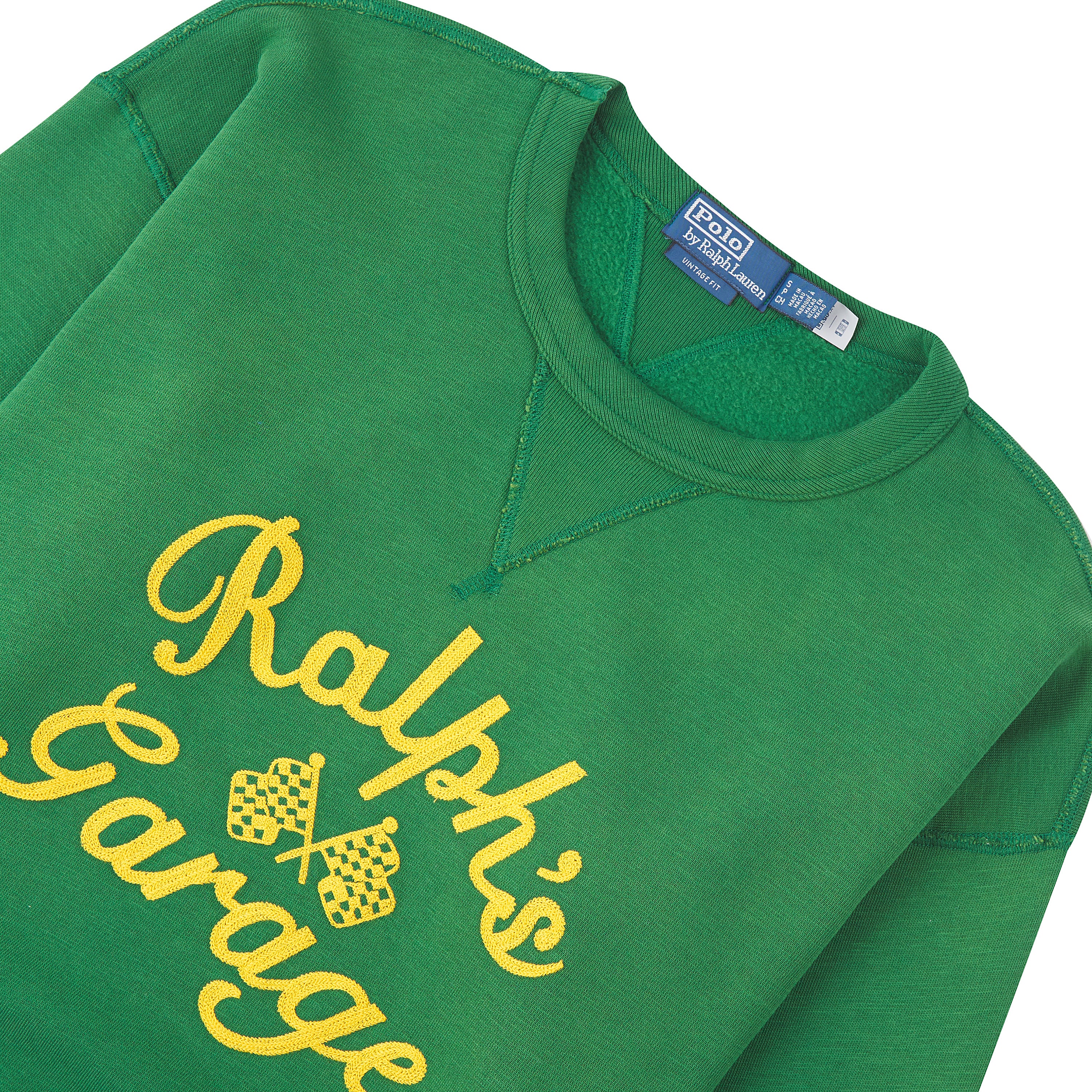 Ralph's Garage Sweatshirt | Tennis Green – Capsule NYC