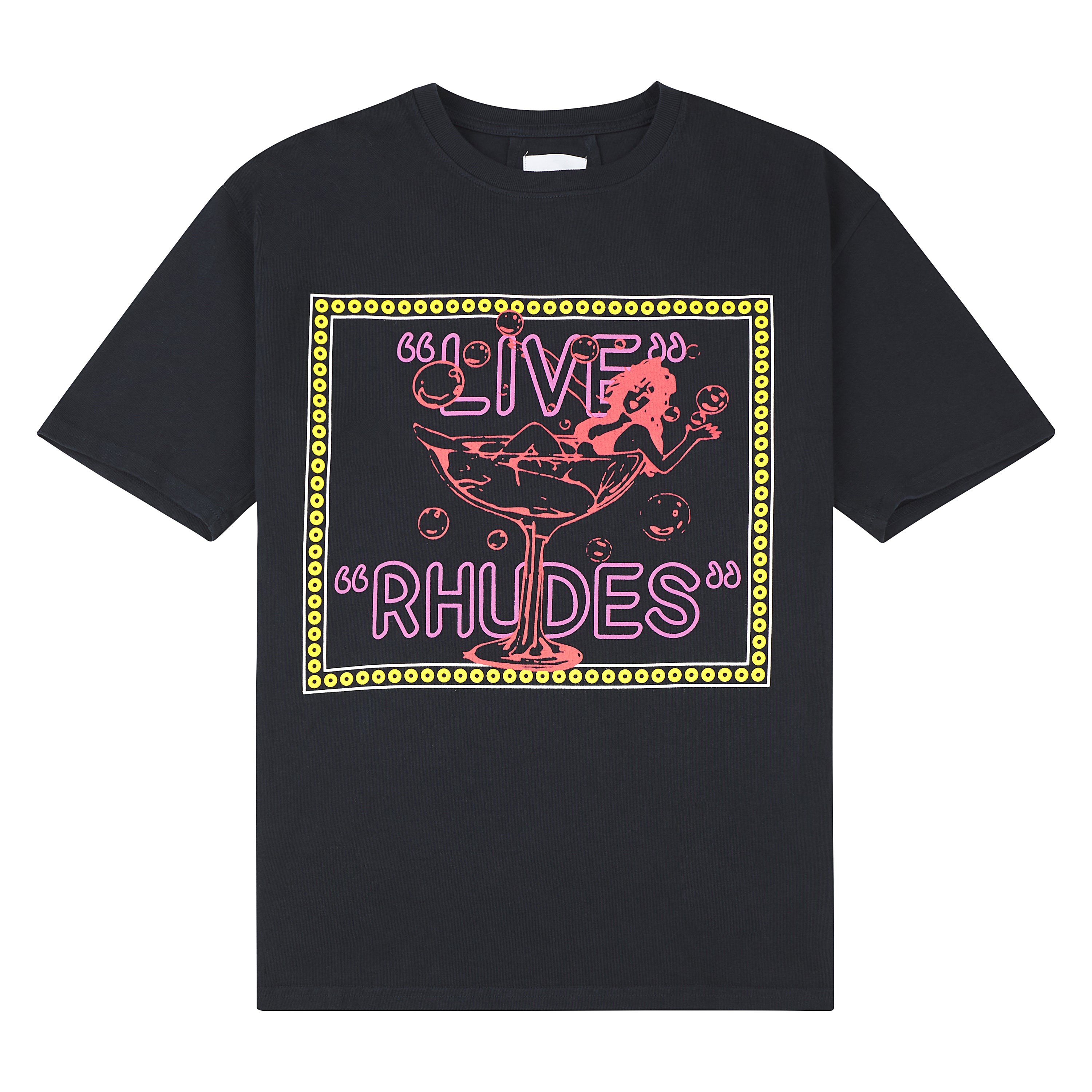 Live Rhudes Tee | Vintage Black – Capsule NYC