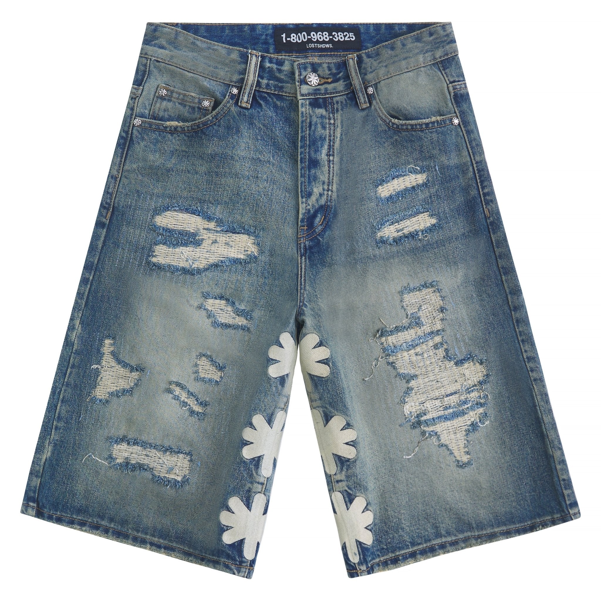 【SCENERITY】Dietz Denim Bermuda Jeans dstry-denim-short-bone-181861.