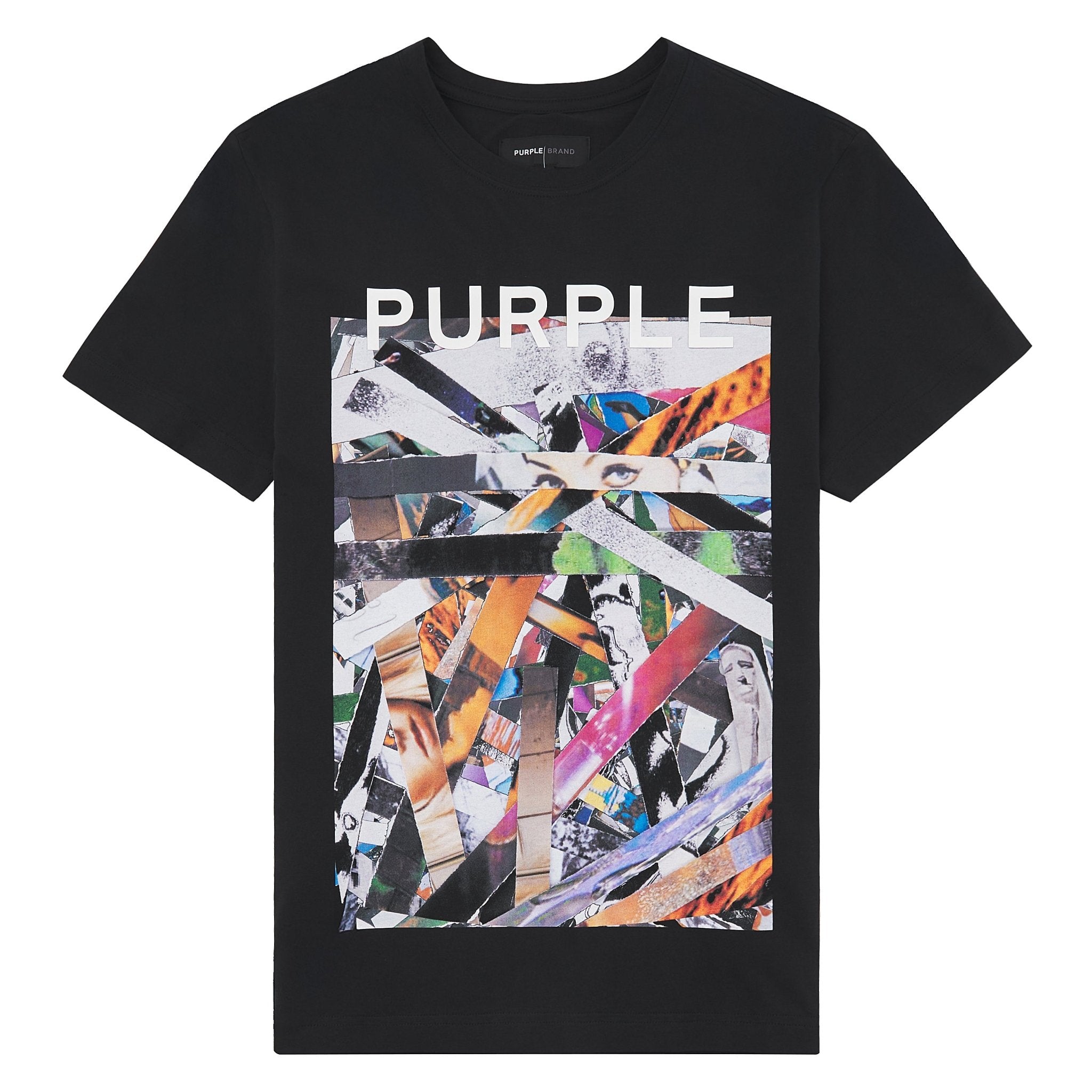 Black And Red Purple Brand Shirt Purple Brand Wordmark Red Tee