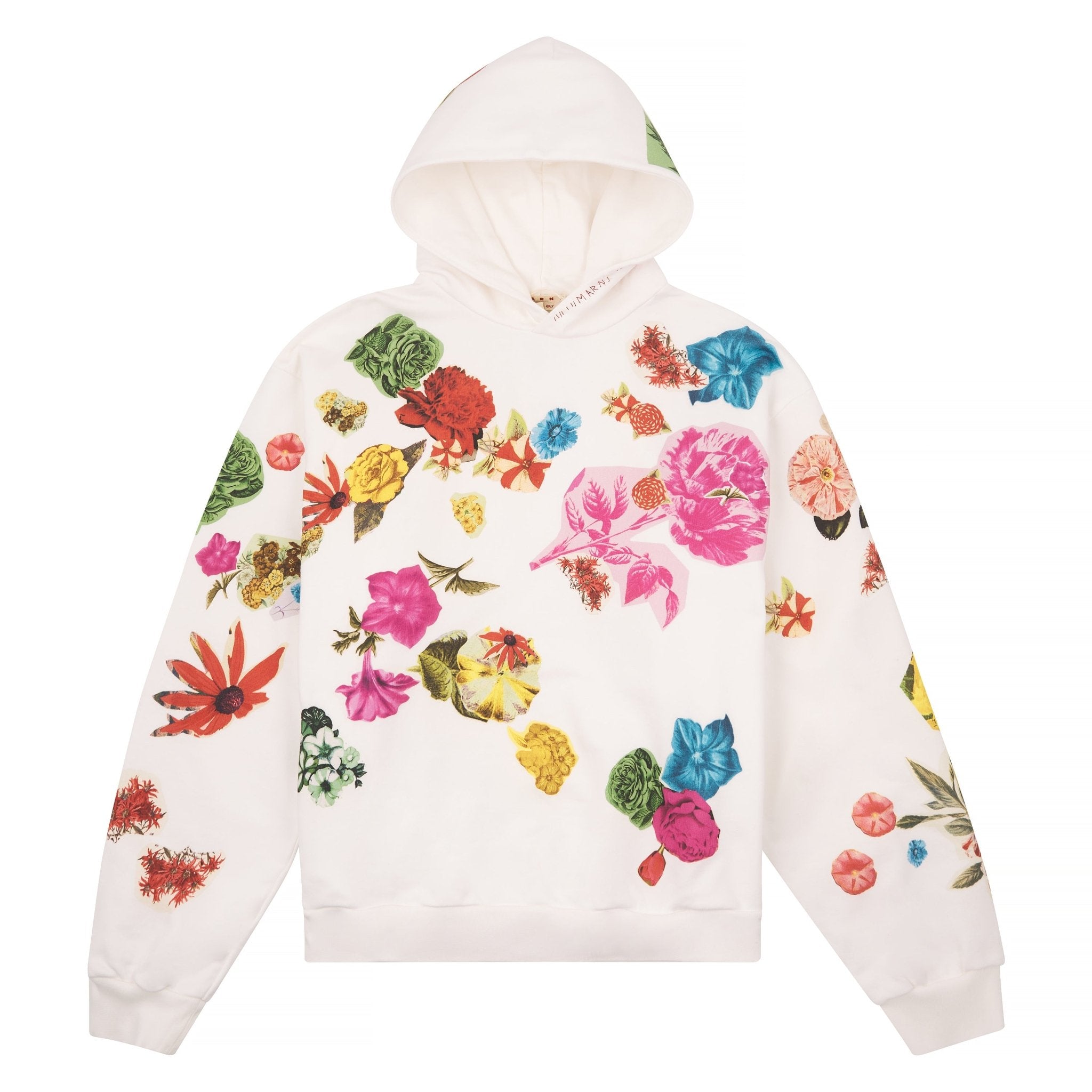 Hoodie with flowers on sale