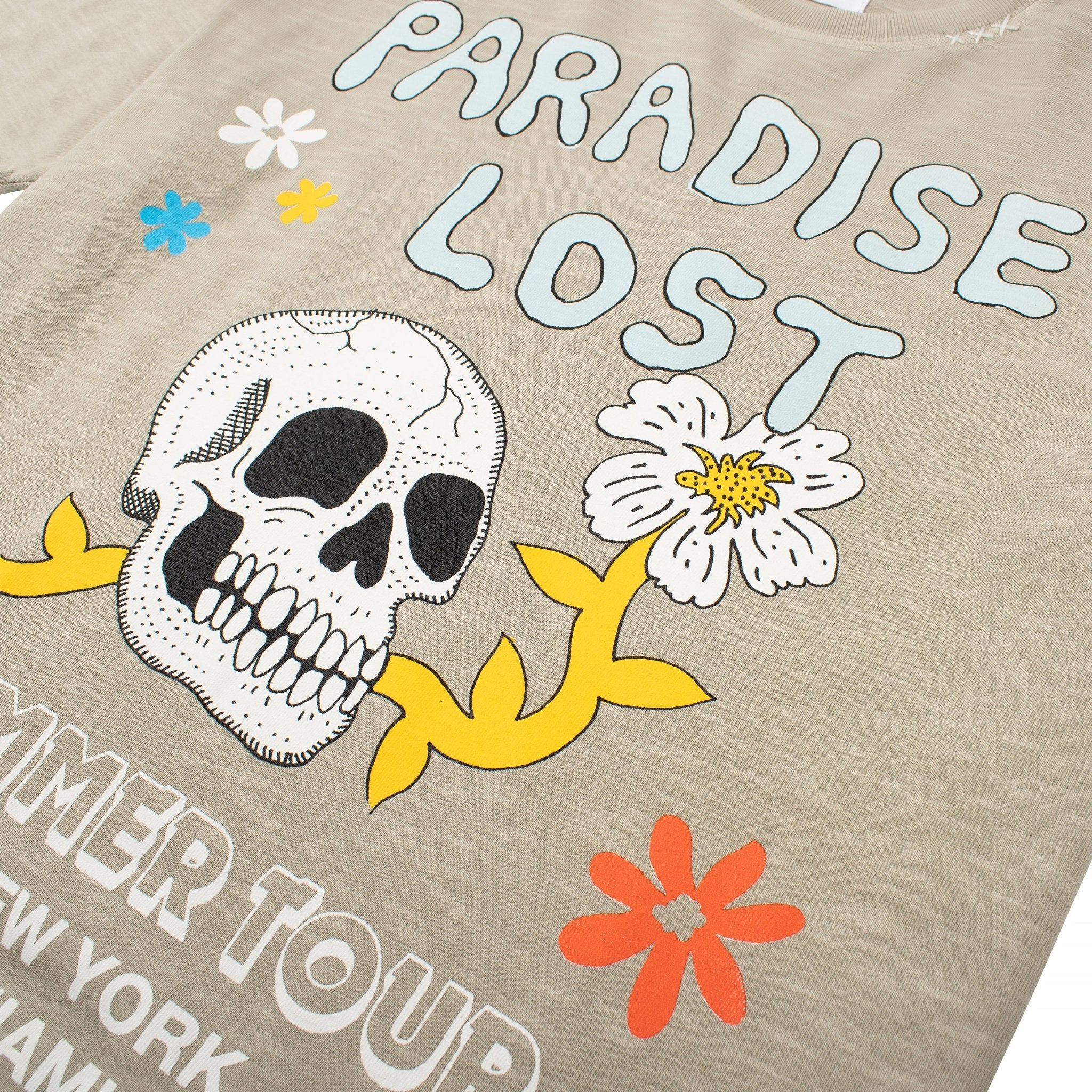 トップス PARADIS3 NYC - Summer Tour L/S TEE NWT PARADIS3 SUMMER TOUR LONG SLEEVE WHITE T-SHIRT SIZE S