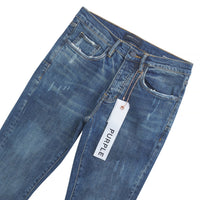 Perforated Dark Indigo Denim - Capsule NYC