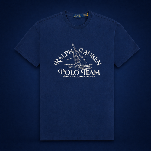 Sailing Tee | Dark Cobalt