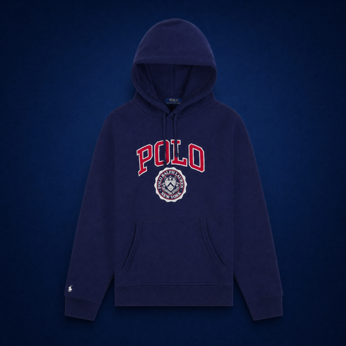 Logo Fleece Hoodie | Newport Navy