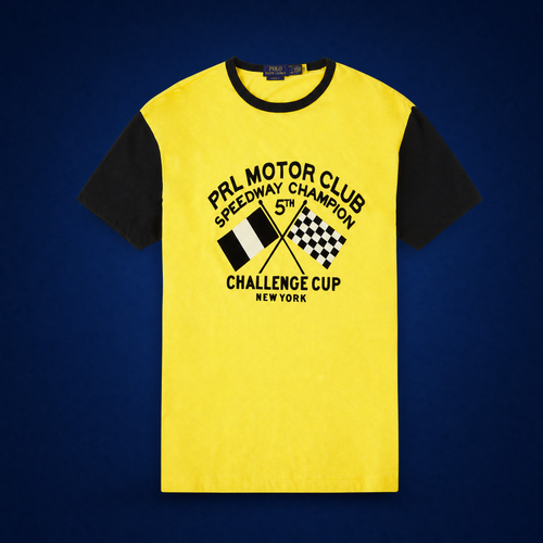 Speedway Champion Tee | Chrome Yellow/Polo Black