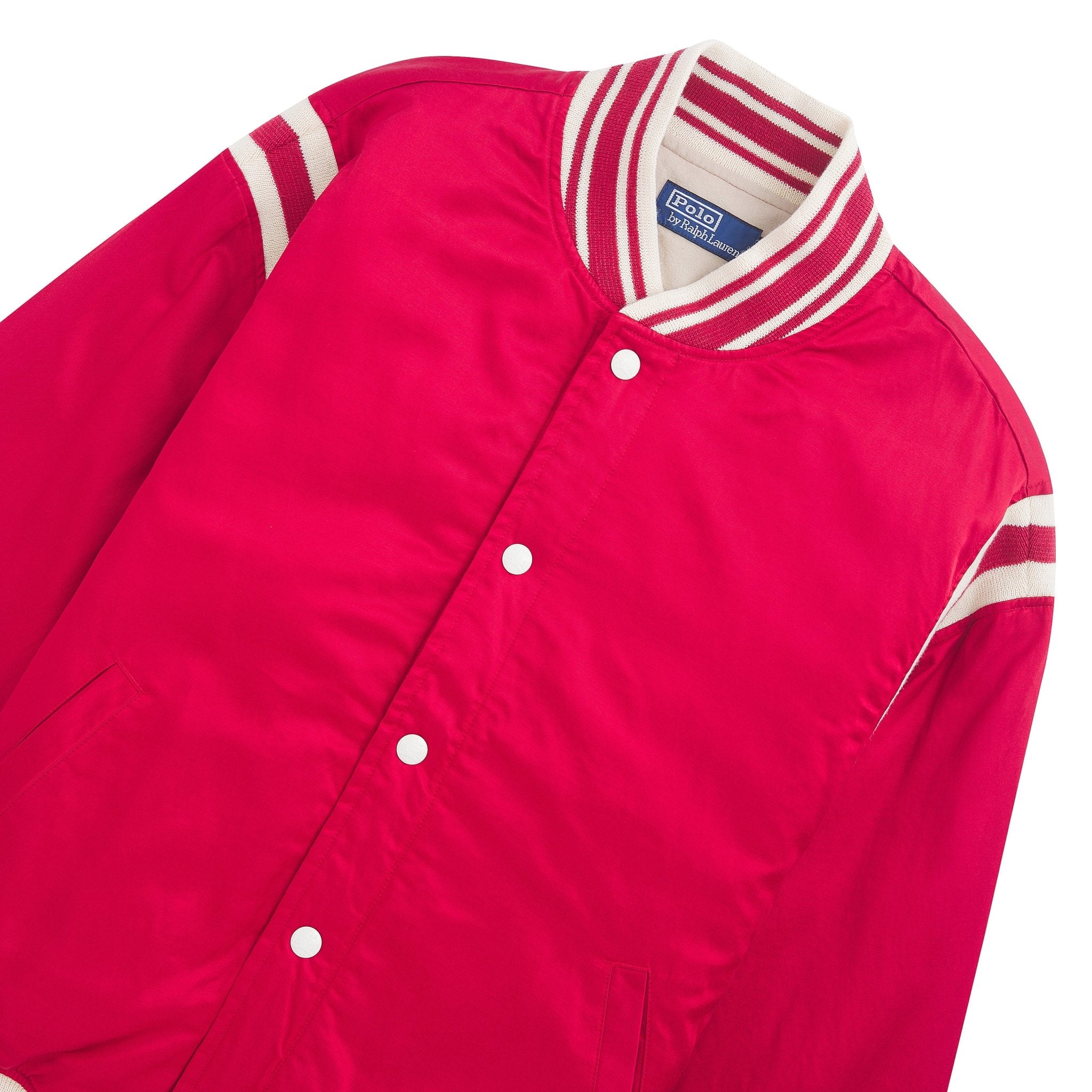 Vintage Ralph Lauren Jacket Mens XL Red Polo Sport