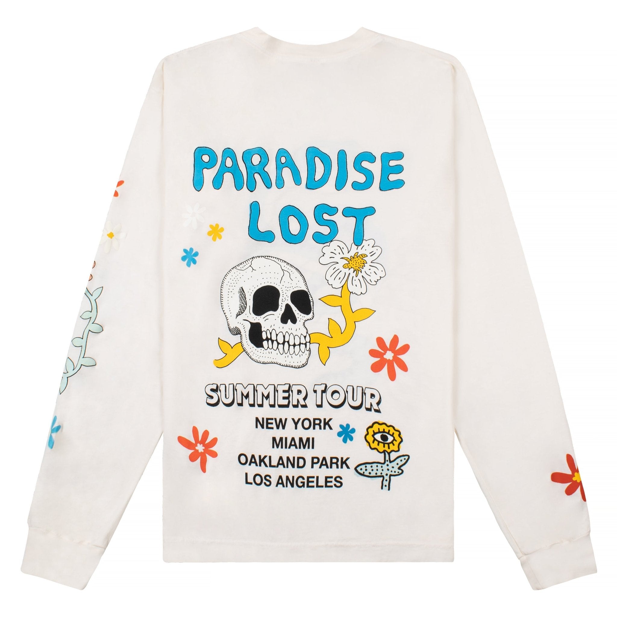 Snake Tour L/S Tee | White Alyssum – Capsule NYC