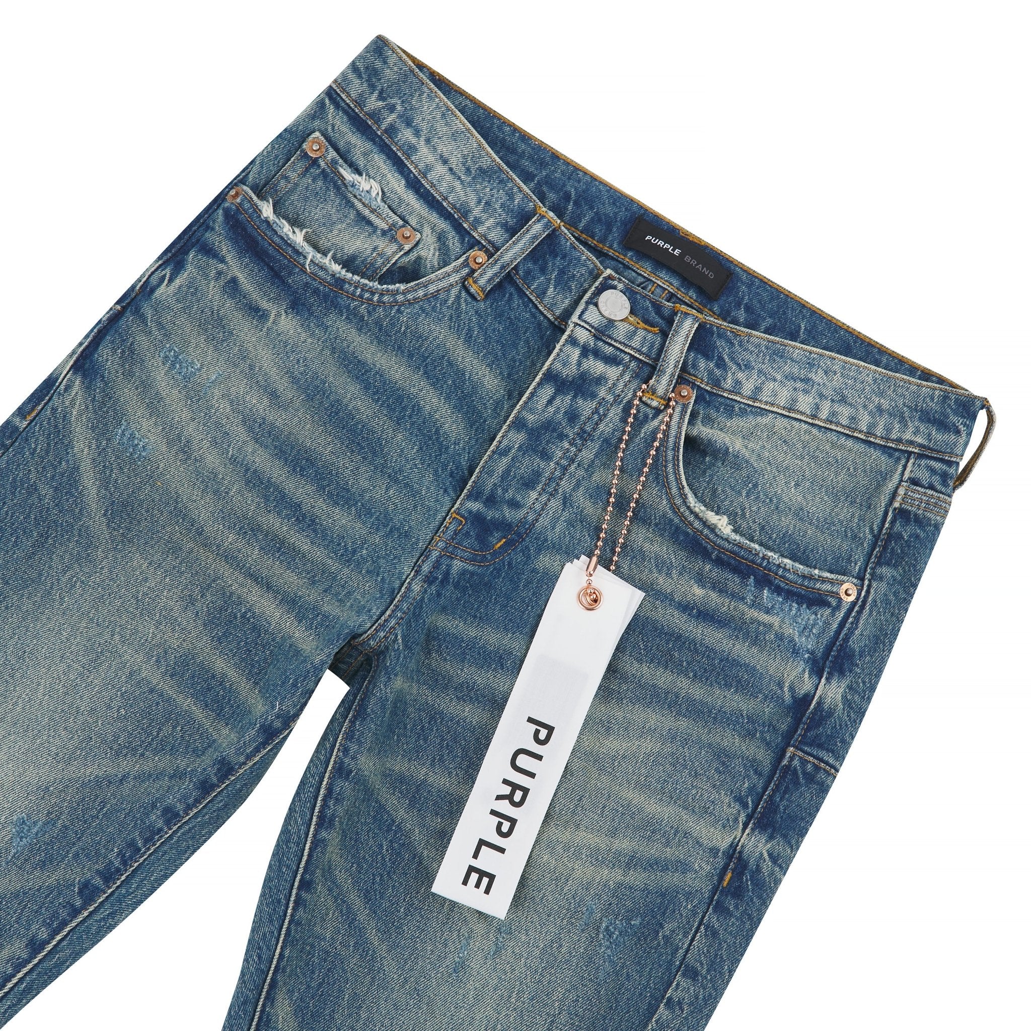 Vintage Knee Blowout Denim | Mid Indigo – Capsule NYC