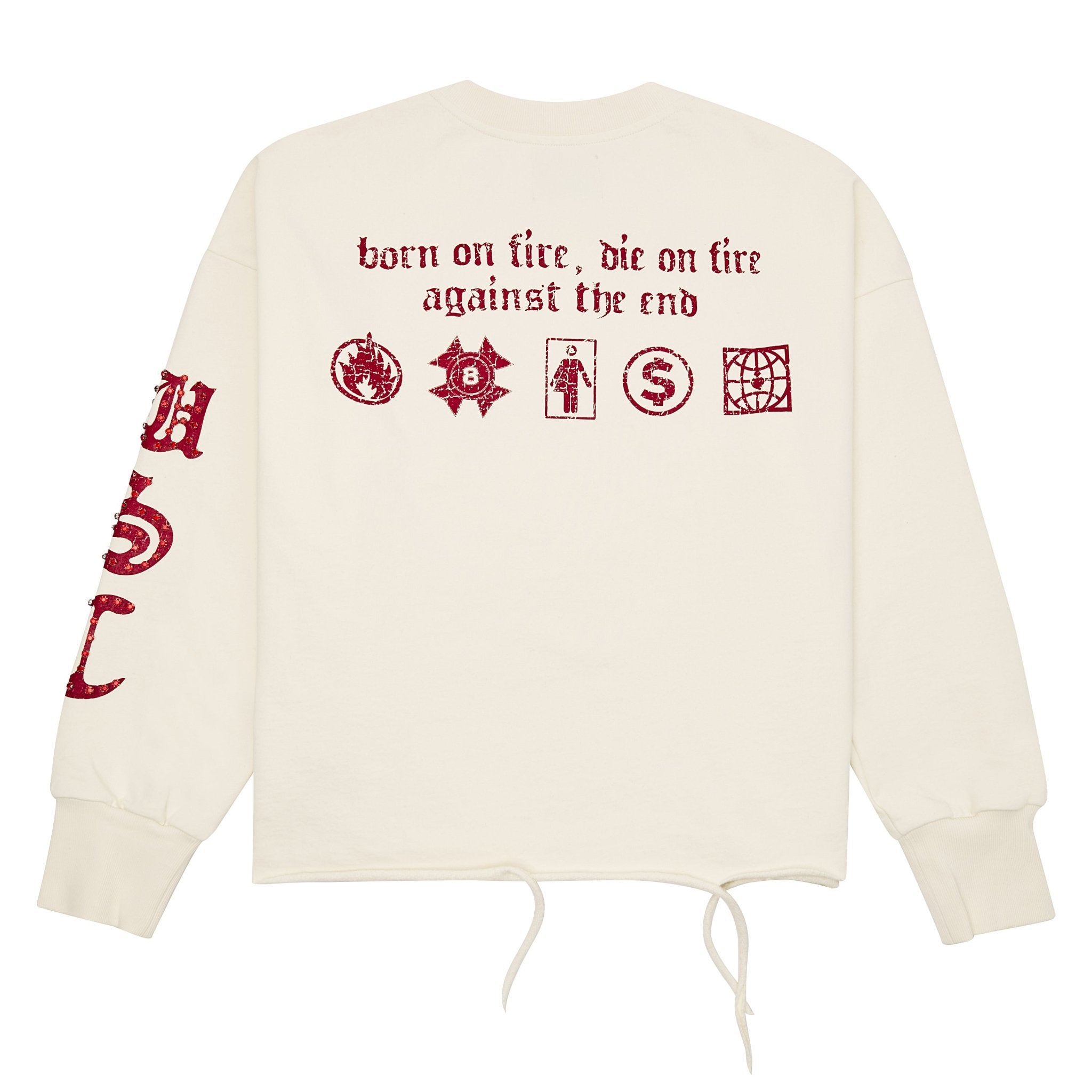 [ROMANTIC CROWN] Balloon Font Logo Crewneck /追跡付 Supreme Ash Grey Box Logo Crewneck FW18 Size Large 100