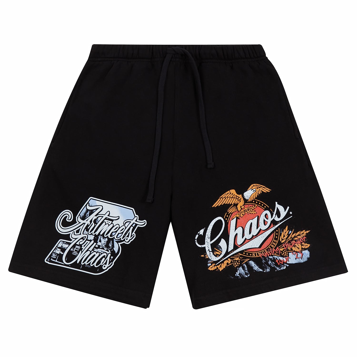 美品 doublet CHAOS EMBROIDERY COMFY SHORTS Doublet CHAOS EMBROIDERY COMFY SHORTS