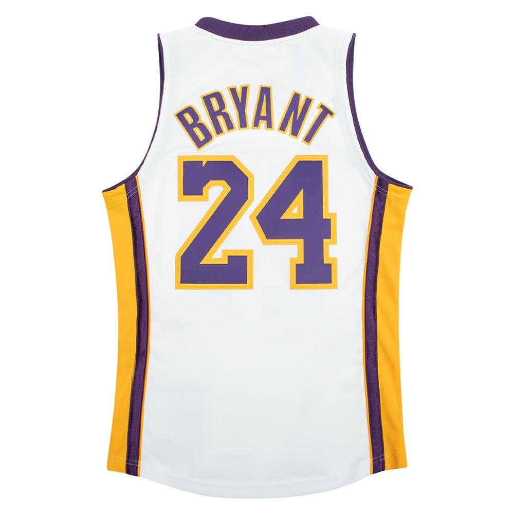 Kobe Bryant Los Angeles Lakers Alternate 2009-10 NBA Finals Authentic  Hardwood Classic Jersey - White - Rare Basketball Jerseys