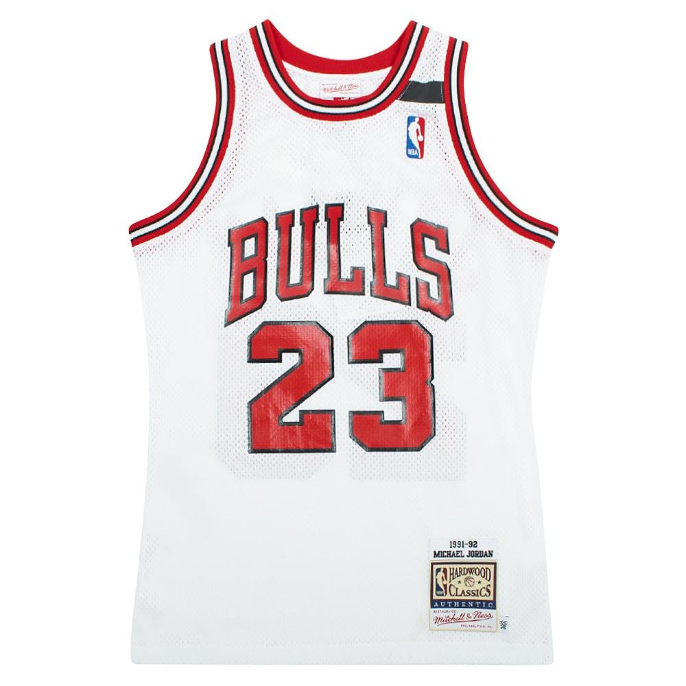 Signed Michael Jordan Jersey - & Embroidered 1991 92 White