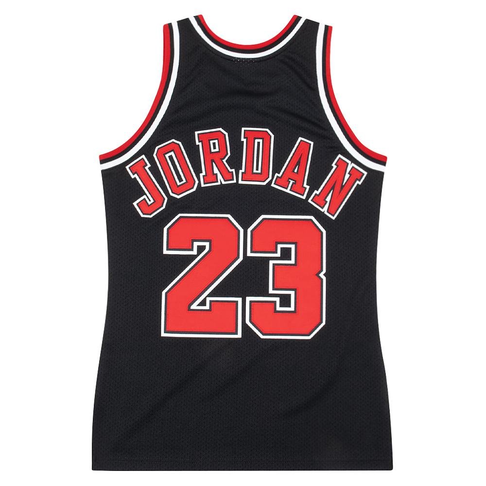 Michael Jordan 97/98 Auth Chicago Bulls Jersey Black