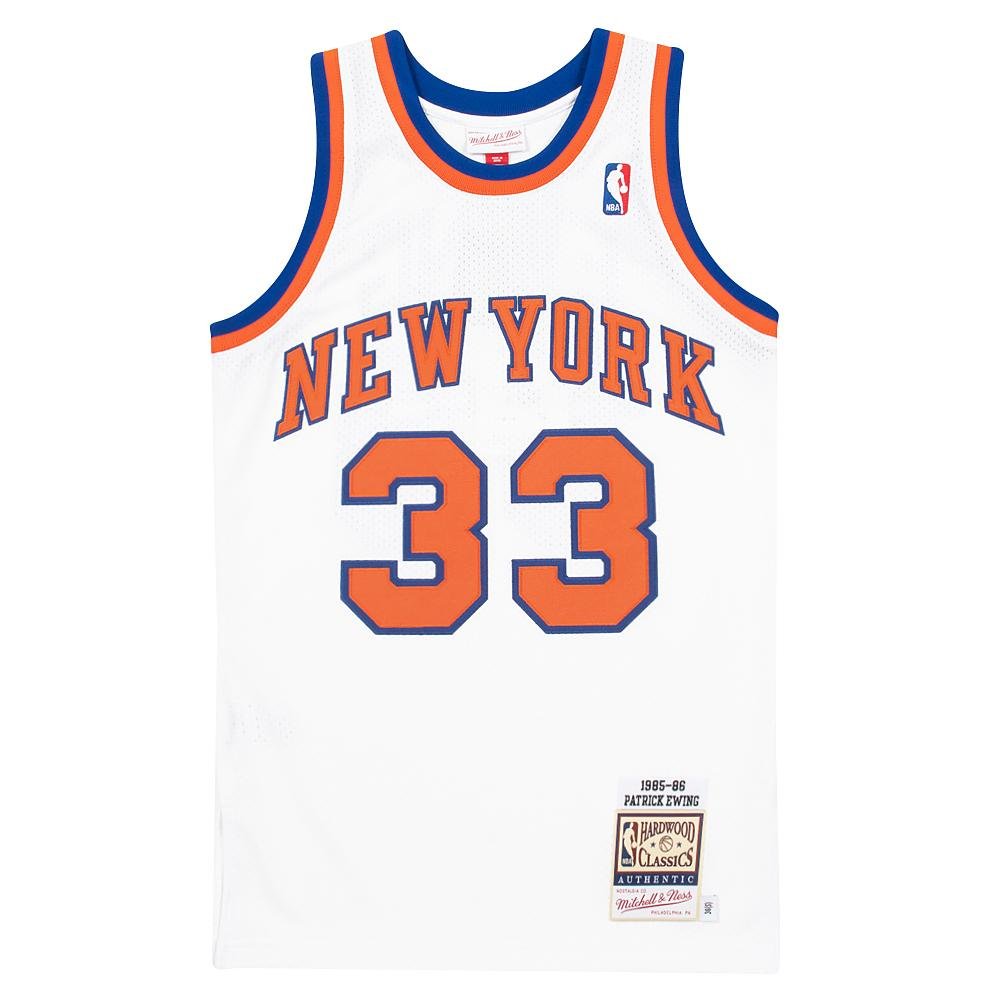 P. Ewing 1985/86 Auth New York Knicks Jersey
