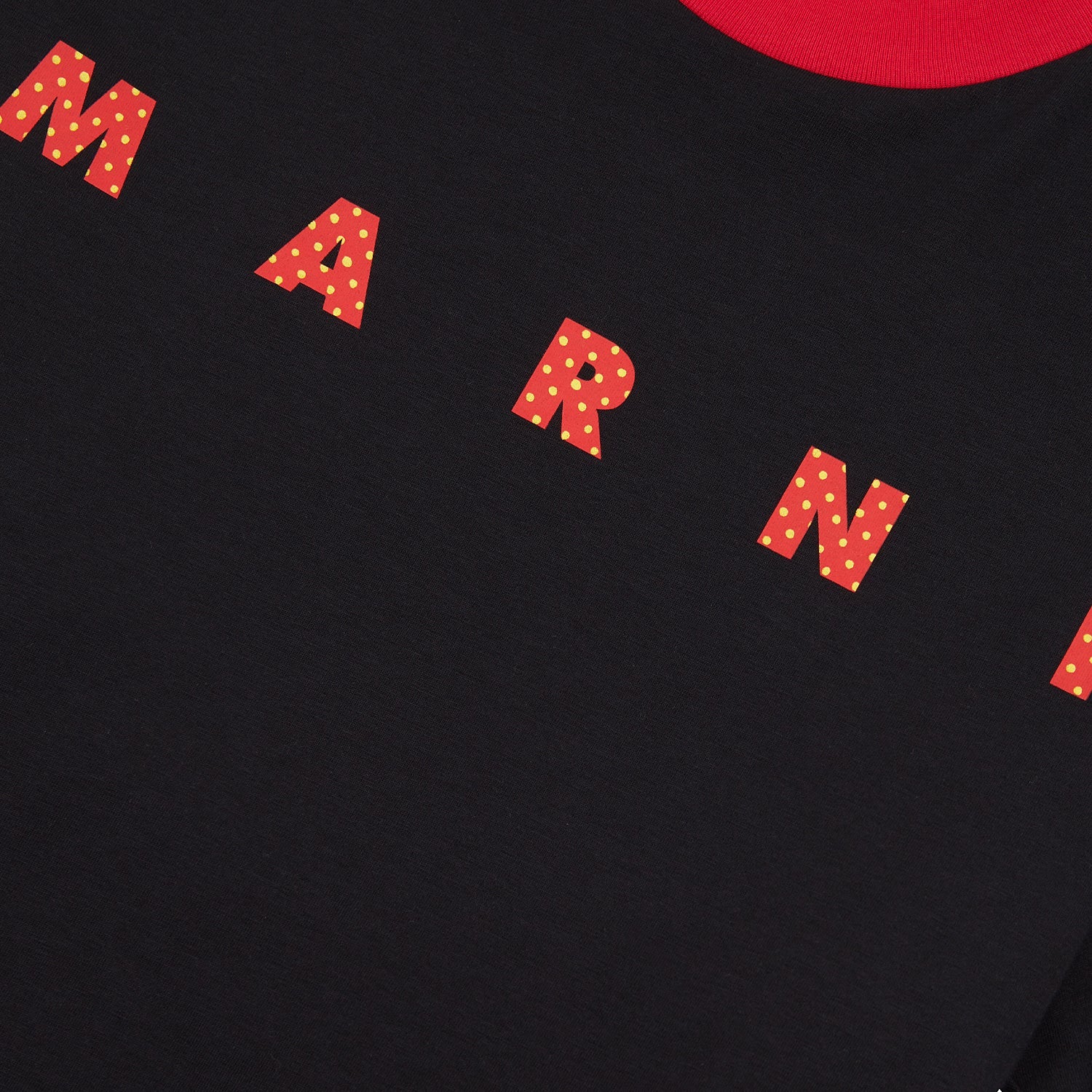 Polka Dot Logo Tee | Black – Capsule NYC