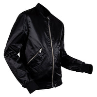 Ragnar Satin Bomber Jacket | Black - Capsule NYC