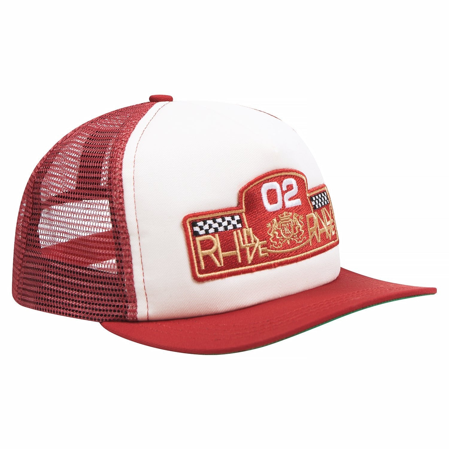 Rally Rpix Trucker Hat | White/Red – Capsule NYC