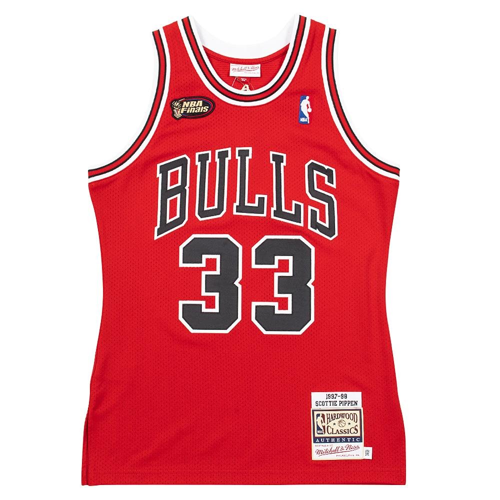 scottie pippen jersey dress Scottie Pippen 1997 Finals Auth Chic. Bulls Jersey
